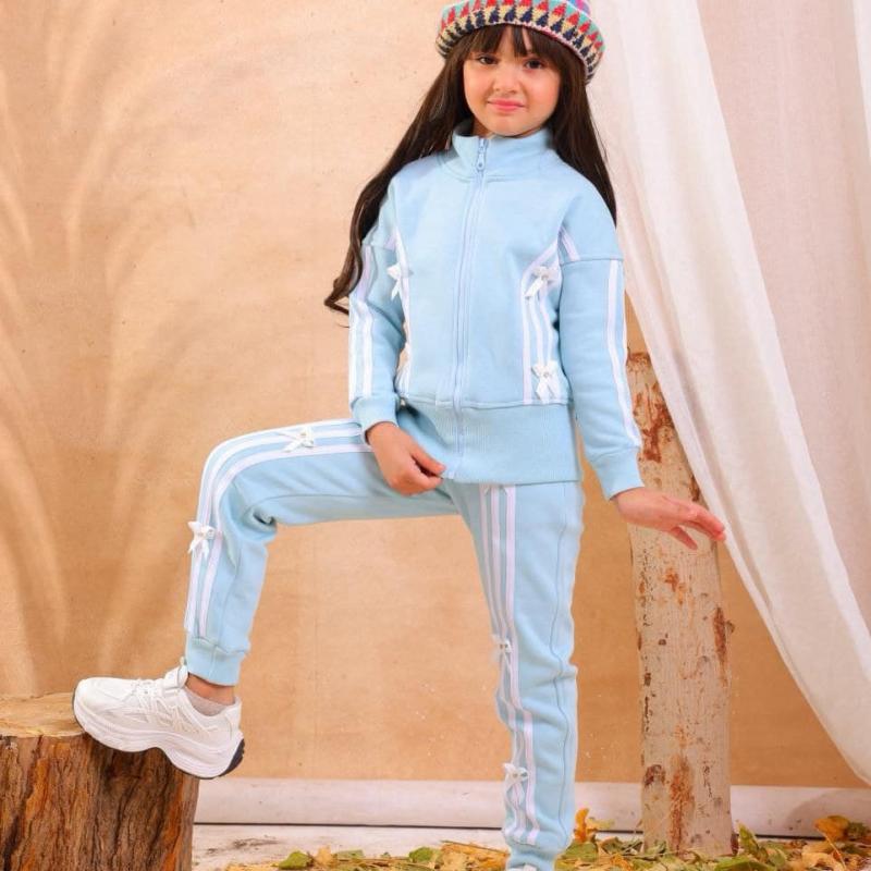 بيجامة B.B بناتي – Drop Adidas سماوي