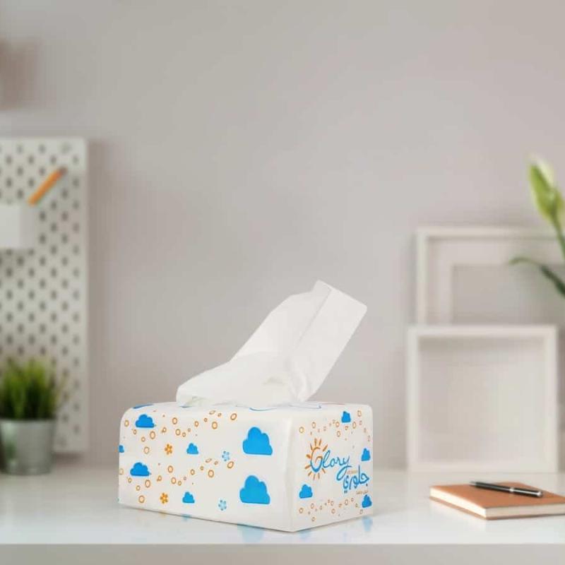 جلوري سحب 3 طبقات عرض 3 × 550 منديل