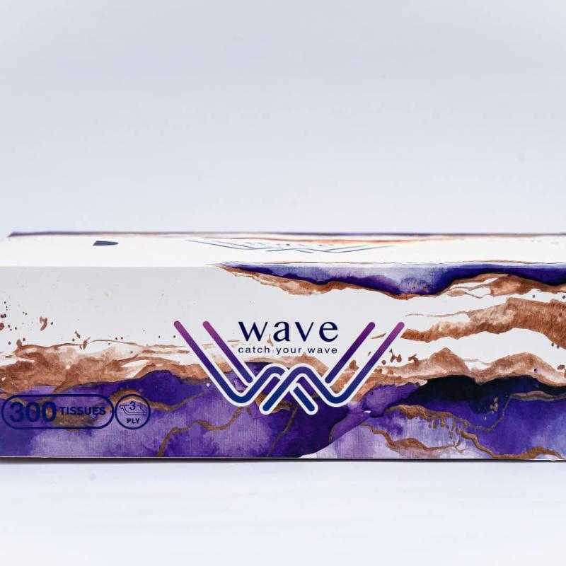 Wave مناديل اقتصادية بـ 3 طبقات × 300 منديل