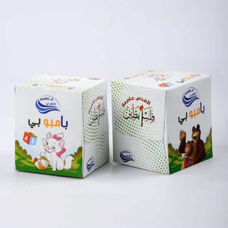 100 كرتونة × مناديل بامبو