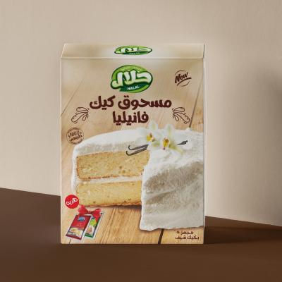10 كرتونة × مسحوق كيك فانيليا