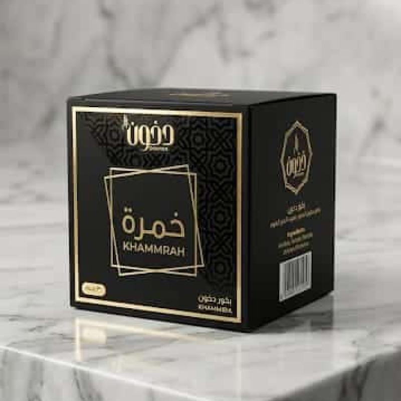 12 قطعة × بخور كسر عود خمرة 30 جرام – مع ماشّة هدية