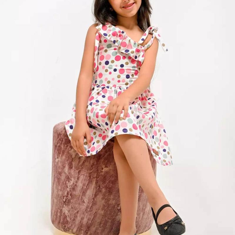 فستان بناتي Dotted Dress – 50 قطعة